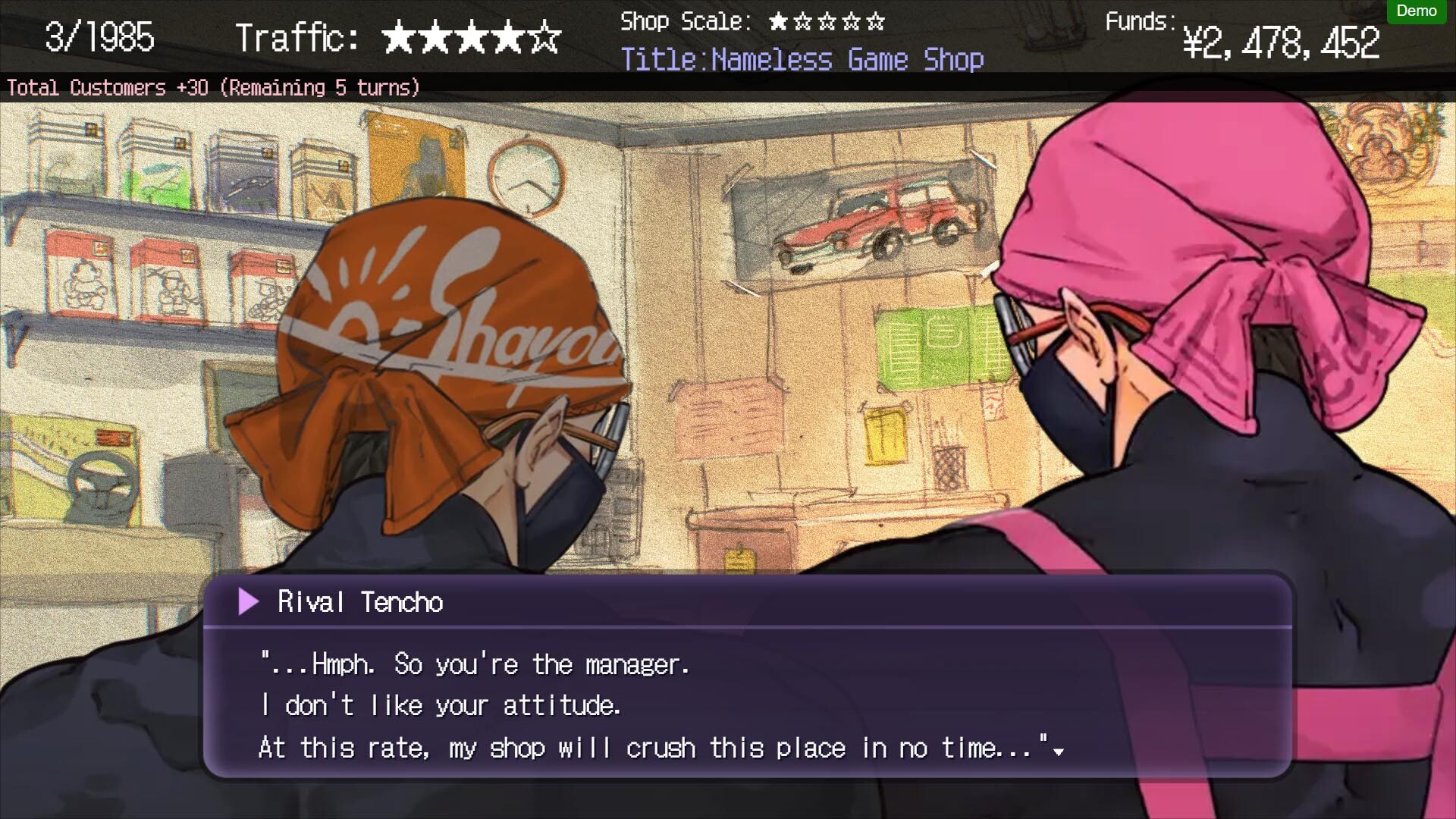 #5. Sunset Game Shop Shayou - Demo (Steam) 来自: Lobstudio