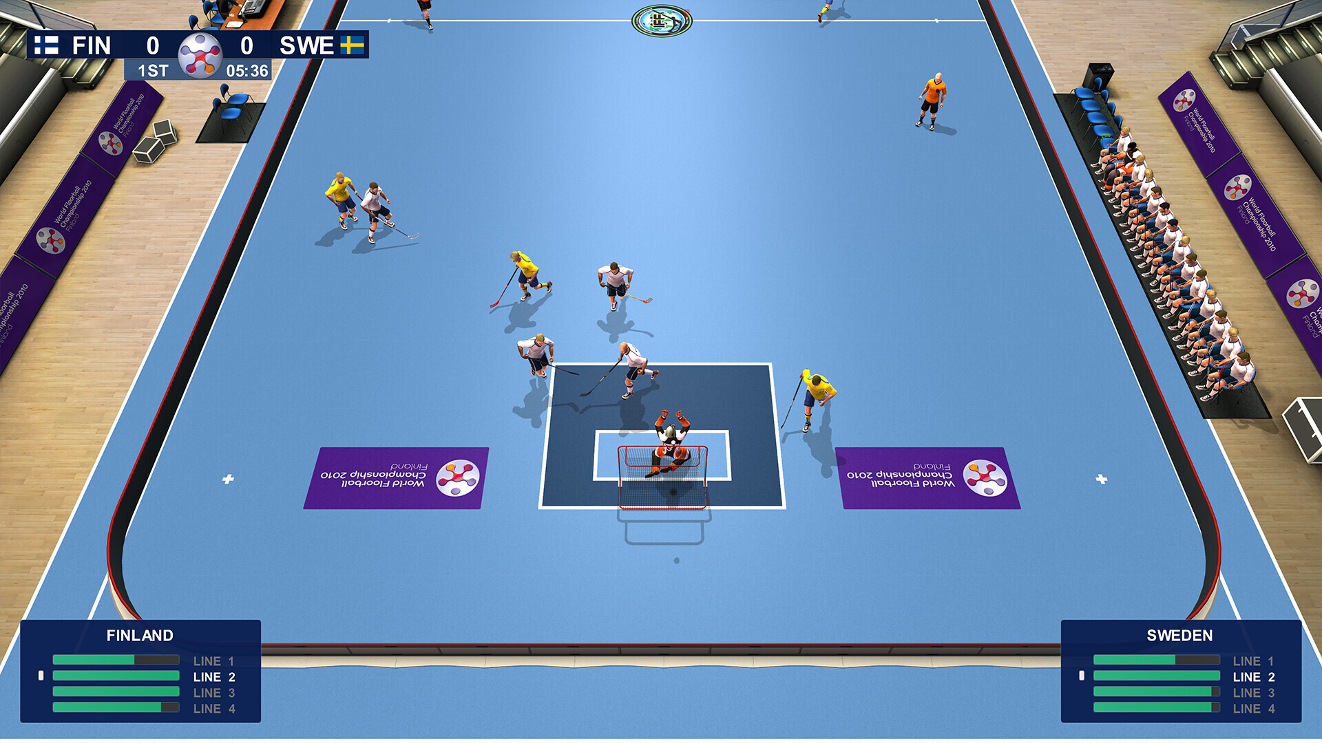 Floorball League 2010 screenshot 3