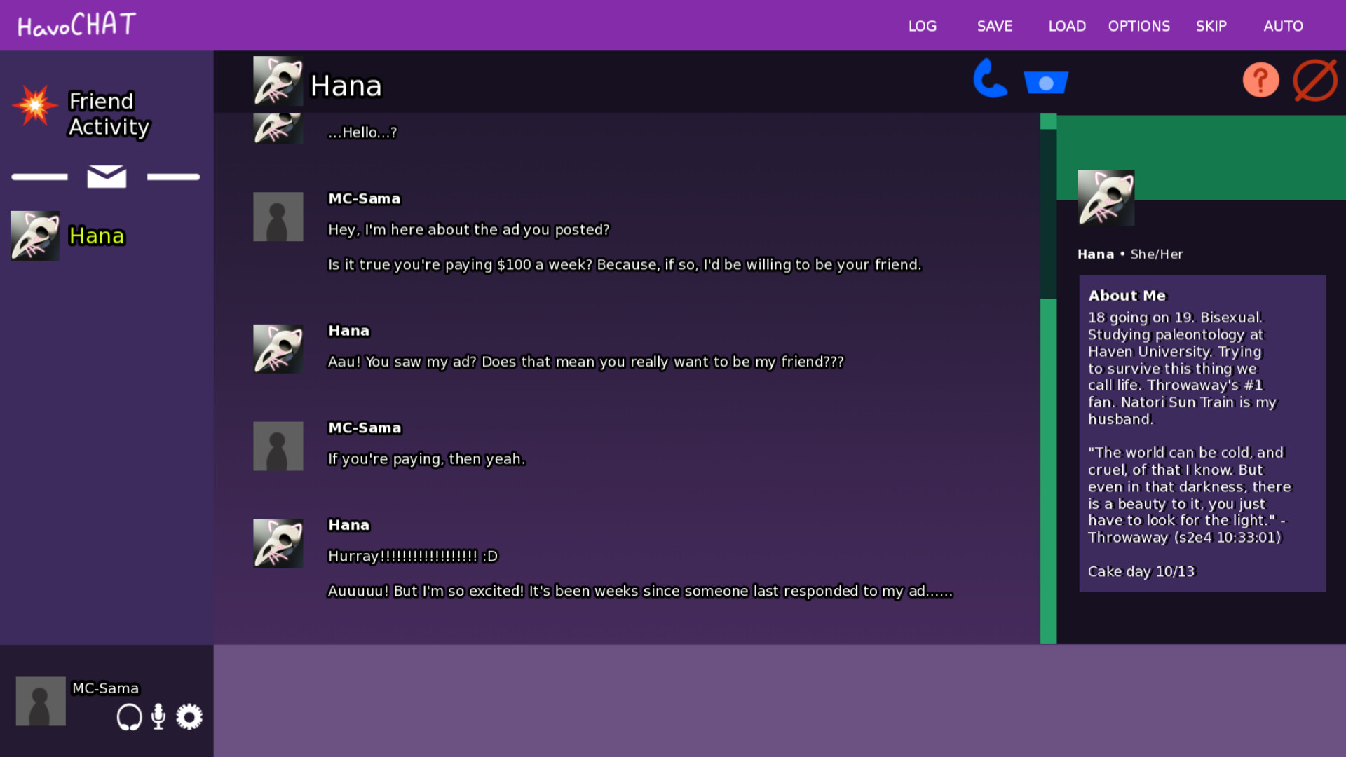 Loser Named Hana screenshot #2