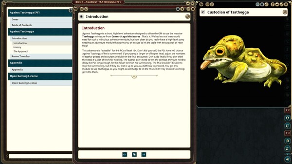 Fantasy Grounds - Against Tsathogga (Pathfinder)