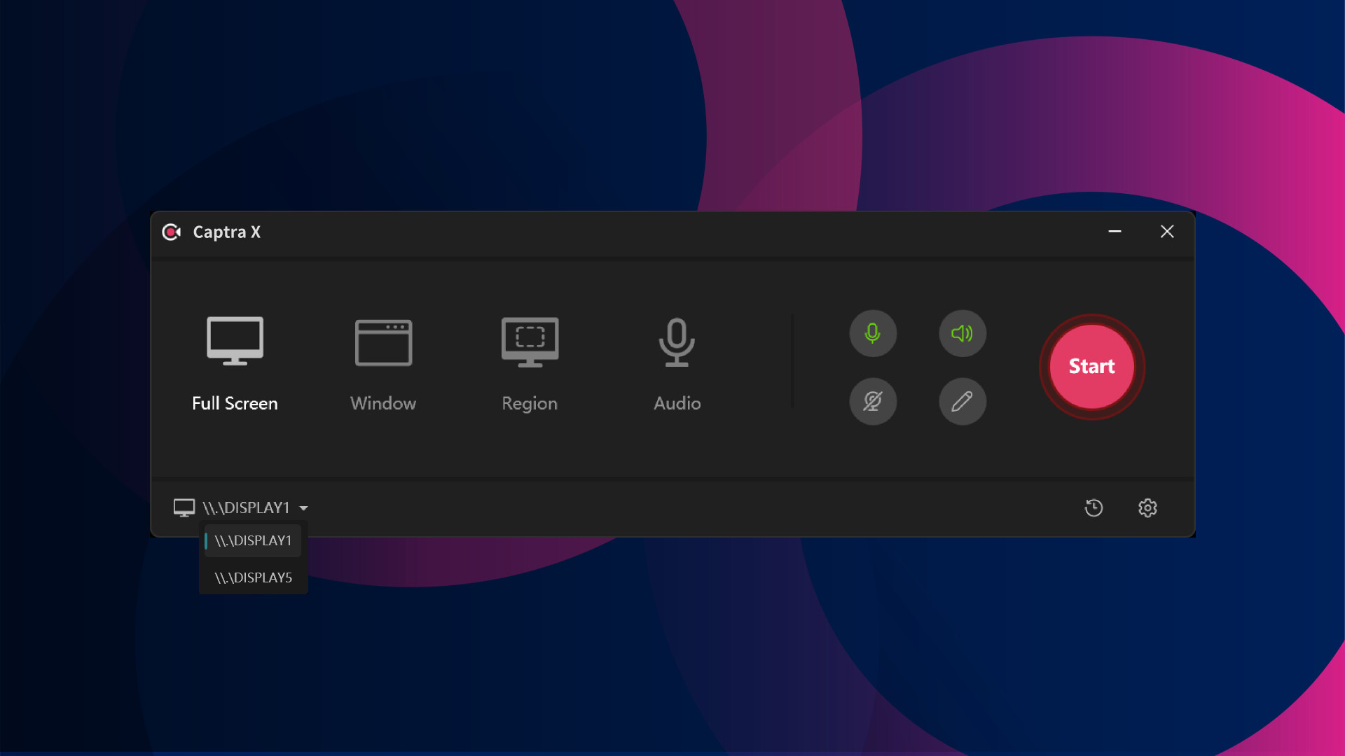 Captra X screenshot #1