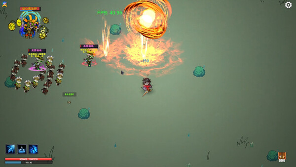 Screenshot of 多元幸存者 Diverse survivors gameplay showing in-action mechanics