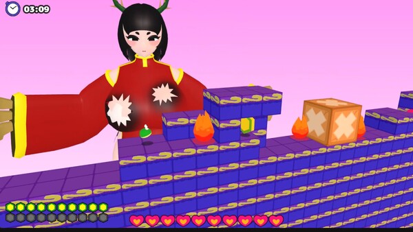 カエルvsドラゴン娘.