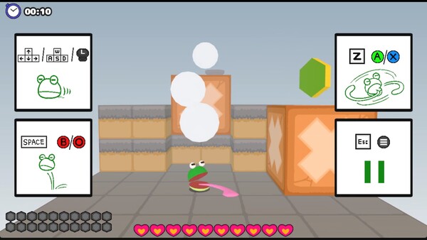 カエルvsドラゴン娘.