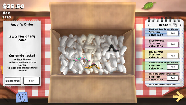Скриншот из Wormies