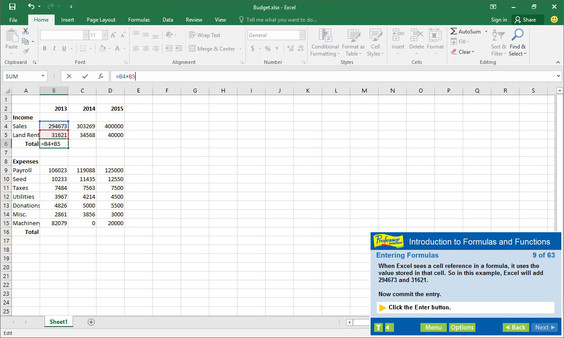 Professor Teaches Excel 2016