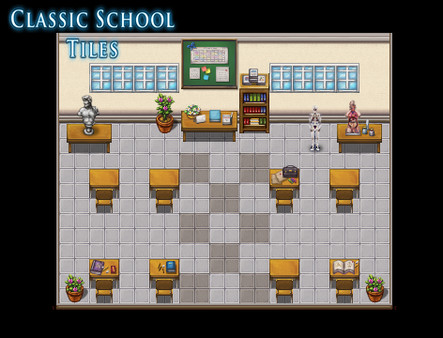 KHAiHOM.com - RPG Maker VX Ace - Classic School Tiles