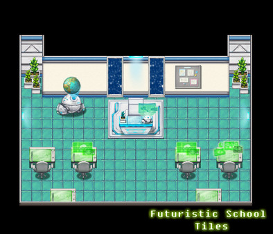 KHAiHOM.com - RPG Maker VX Ace - Futuristic School Tiles