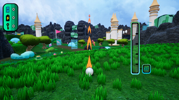 Screenshot of The Bold Bogey gameplay showing in-action mechanics