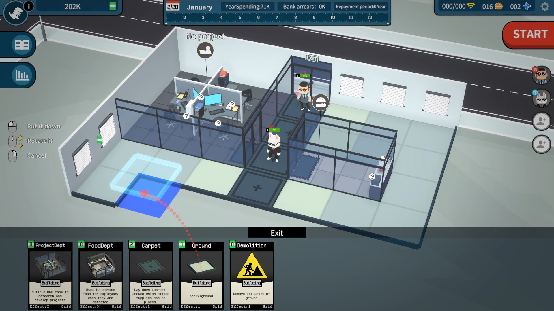 #1. Overwork Empire Demo (Steam) De: YanBei