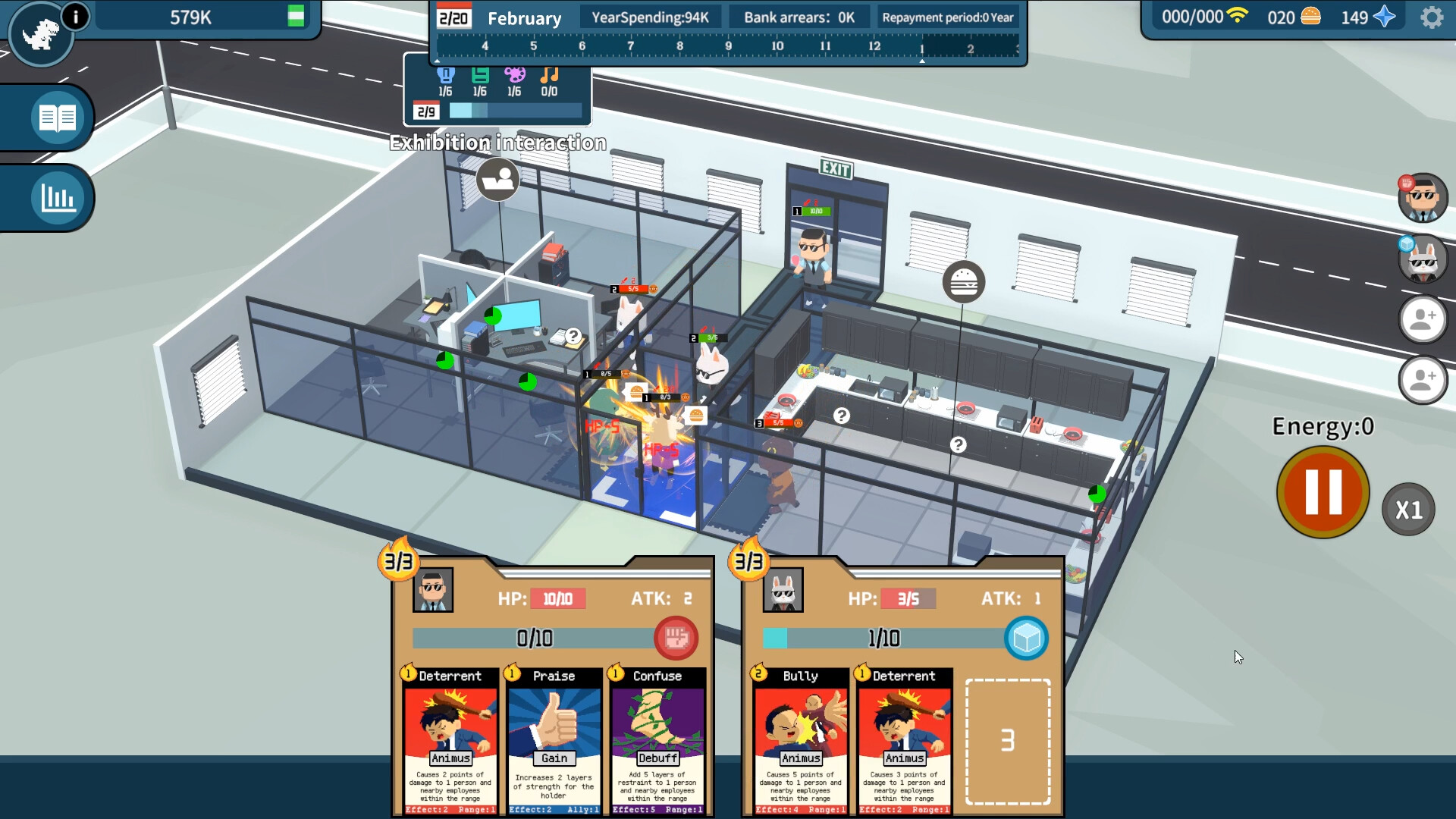 #2. Overwork Empire Demo (Steam) De: YanBei