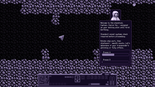 Screenshot of Astra Vortex gameplay showing in-action mechanics