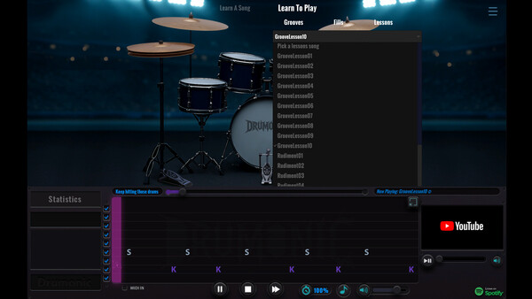 Drumonic game for Linux 1