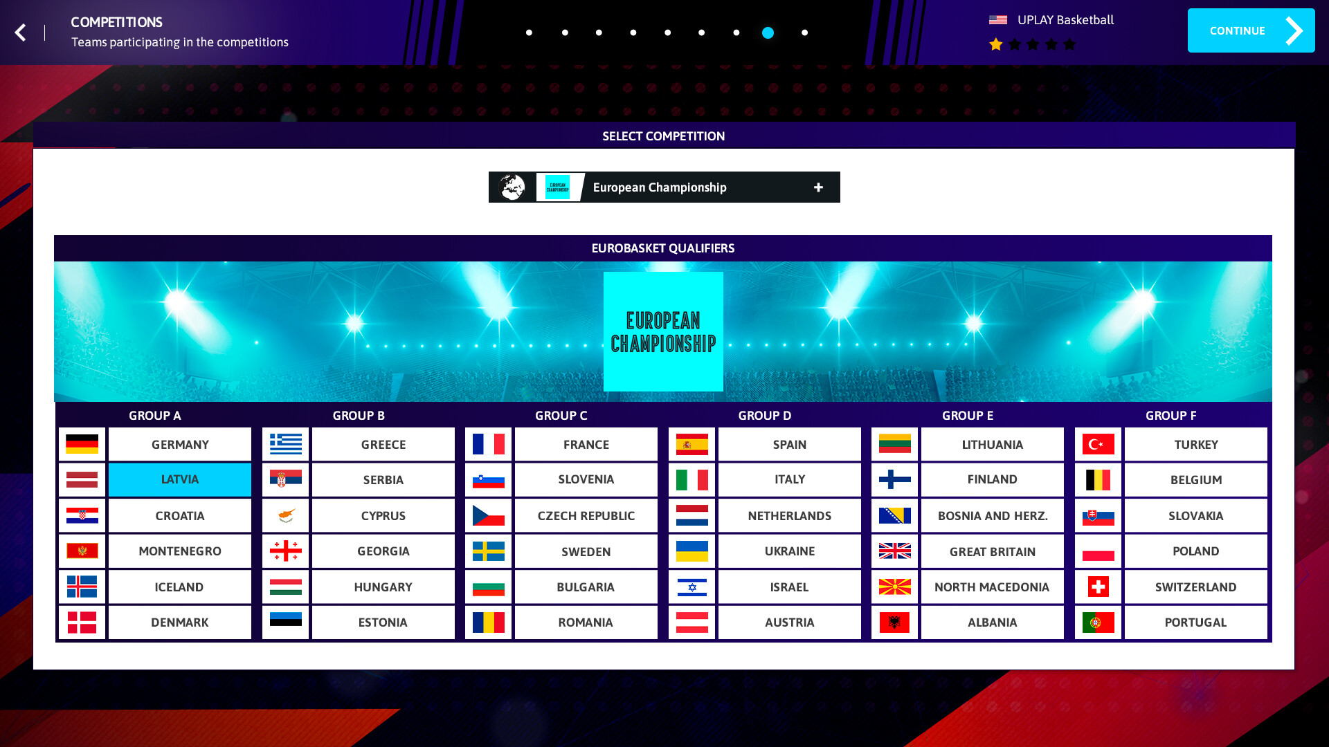 International Basketball Manager 26 screenshot screenshot 1