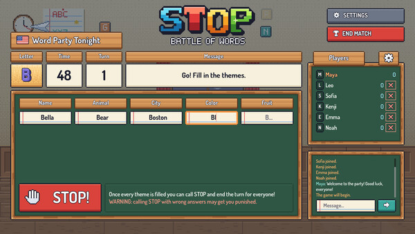 Stop Online - Battle of Words screenshot 3
