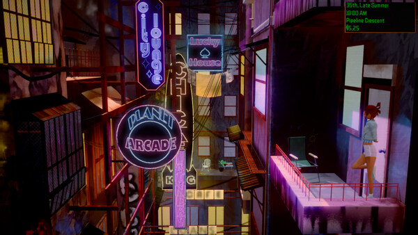 Screenshot of Isophoria gameplay showing in-action mechanics