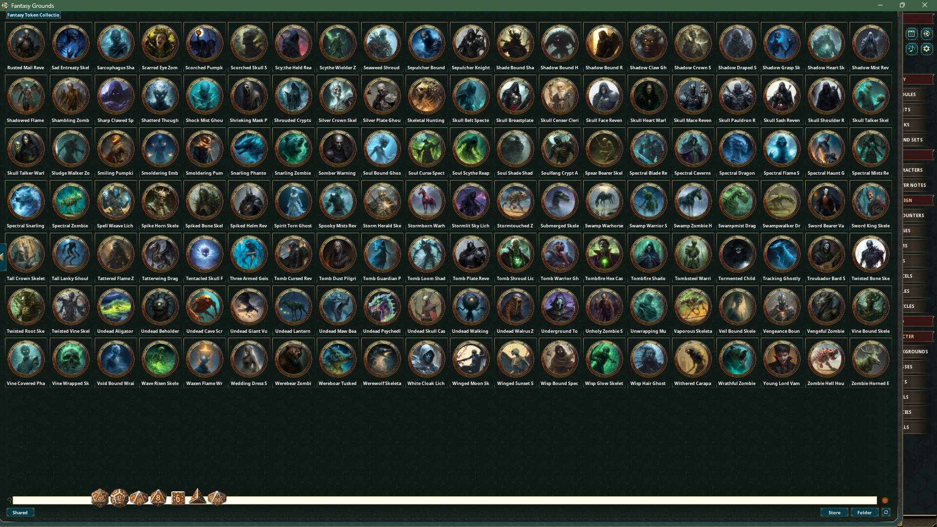 #1. Fantasy Grounds - Fantasy Token Collection - Undead 04 (Steam) 来自: SmiteWorks USA, LLC