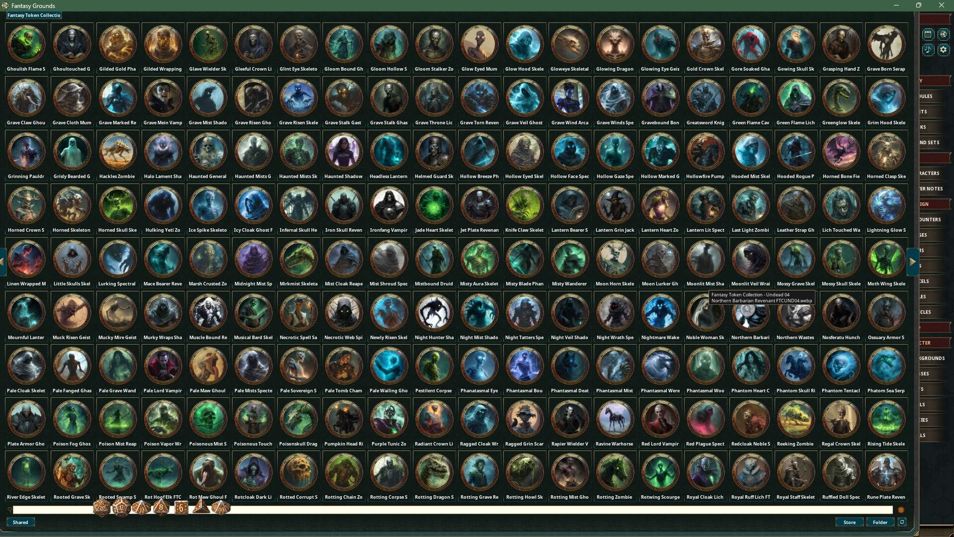 #4. Fantasy Grounds - Fantasy Token Collection - Undead 04 (Steam) 来自: SmiteWorks USA, LLC