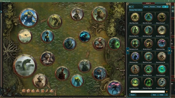 Fantasy Grounds - Fantasy Token Collection - Swamp Denizens 01