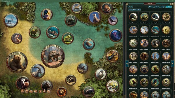 Fantasy Grounds - Fantasy Token Collection - Beast 01