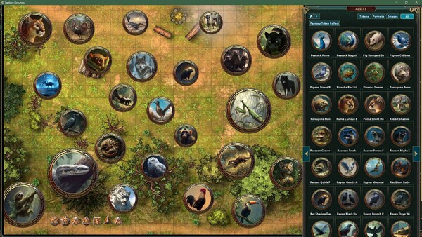 Fantasy Grounds - Fantasy Token Collection - Beast 01