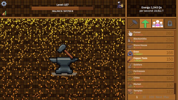 Screenshot 4 of EraClicker - final gameplay screenshot