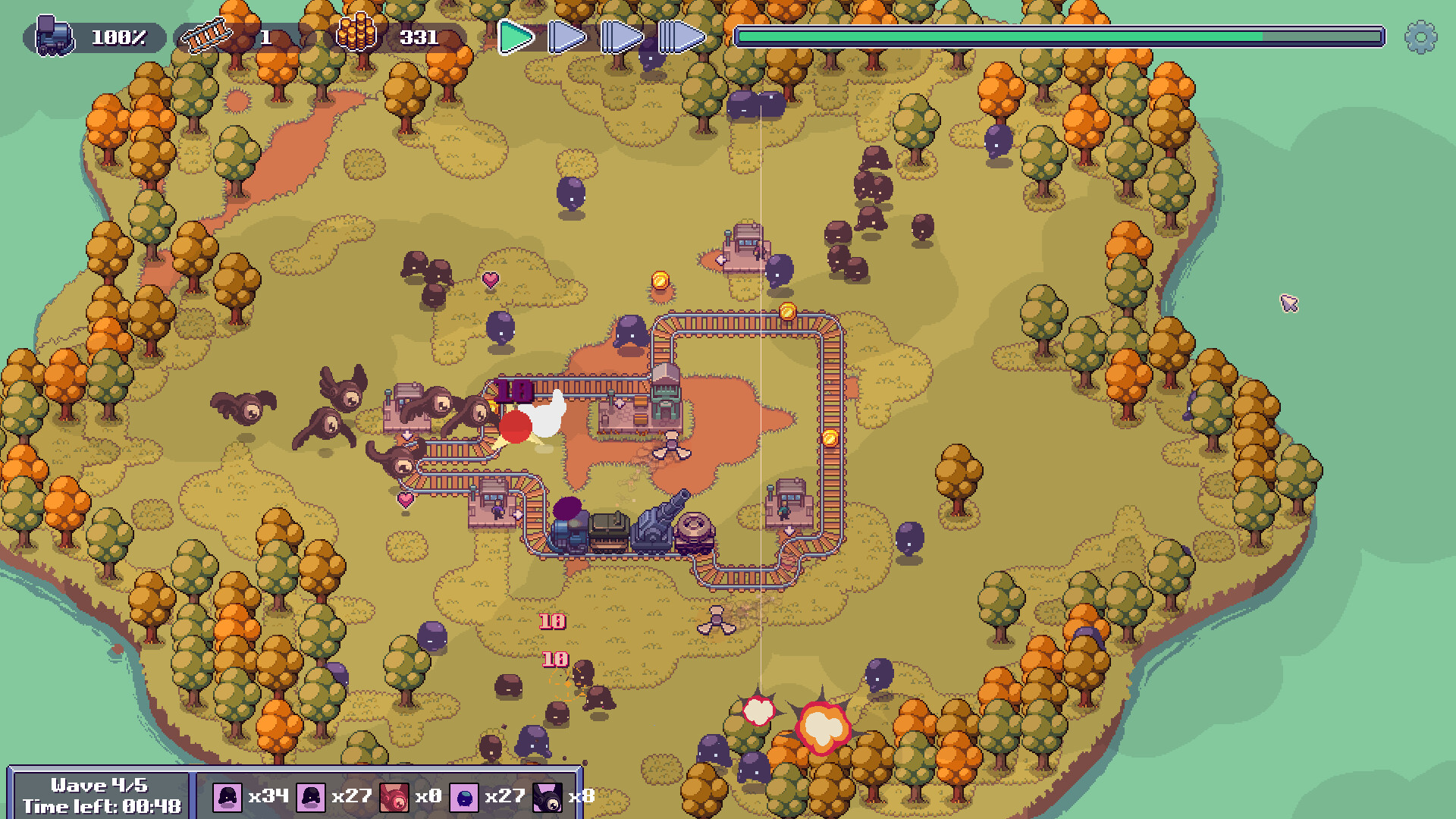 Choo Choo Defenders screenshot #3