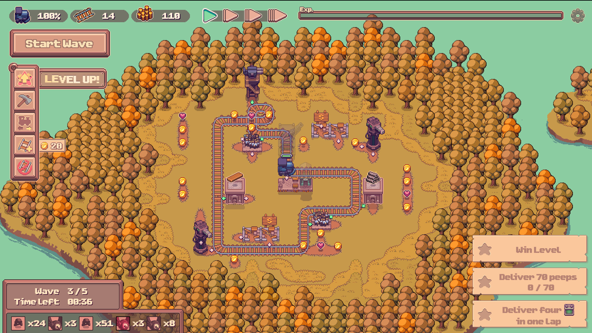Choo Choo Defenders screenshot 1