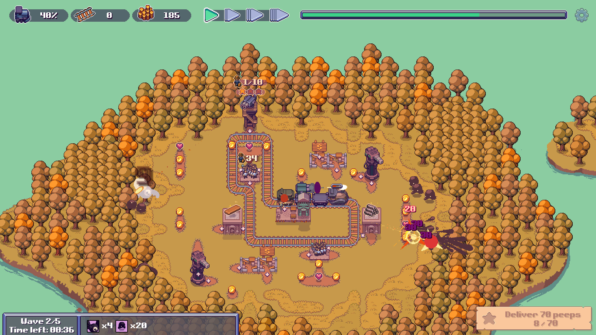 Choo Choo Defenders screenshot #9