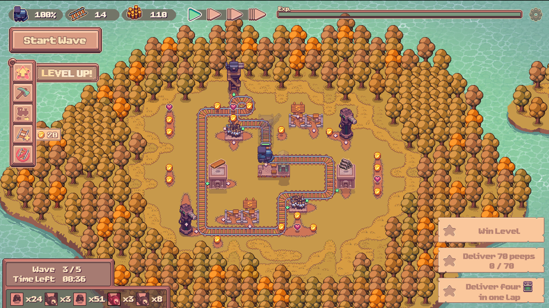 Choo Choo Defenders screenshot #1