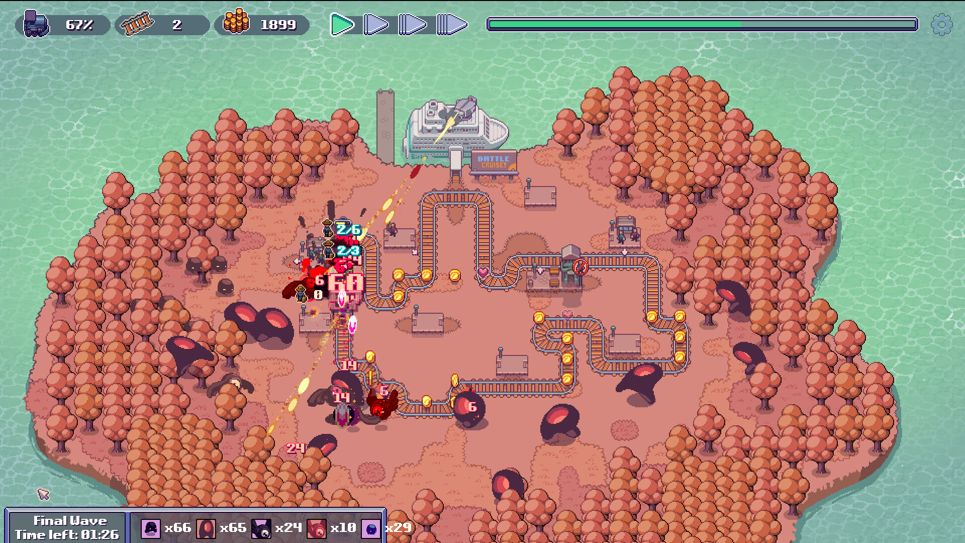 Choo Choo Defenders screenshot #4