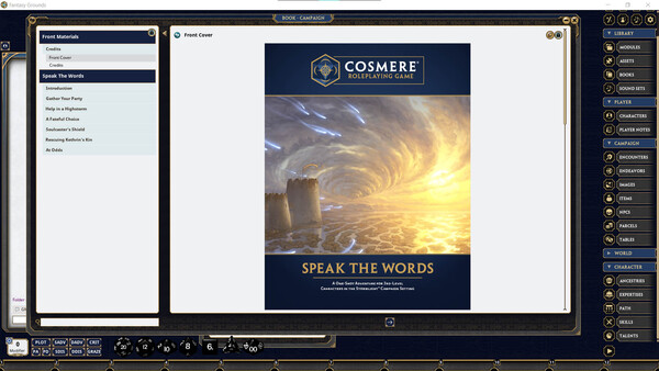 Fantasy Grounds - Stormlight: Speak the Words