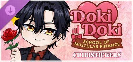Doki Doki: School of Muscular Finance - Chibistickers banner image