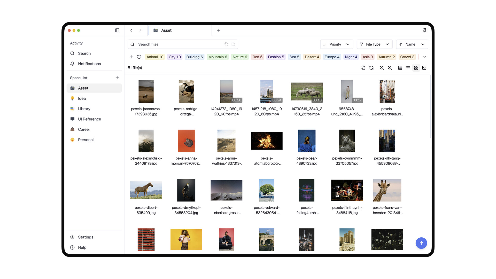 Spacer — Tag-based File Explorer Featured Screenshot #1