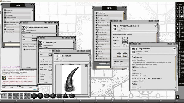 Fantasy Grounds - Belowdown for Shadowdark RPG