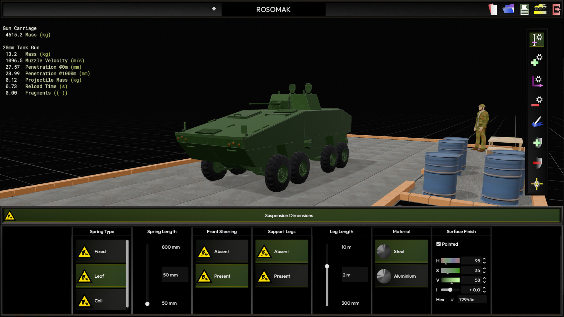 Armored Vehicle Designer screenshot 1
