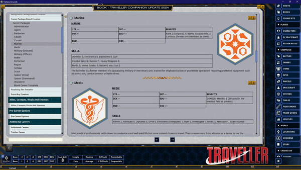 Fantasy Grounds - Traveller Companion Update 2024