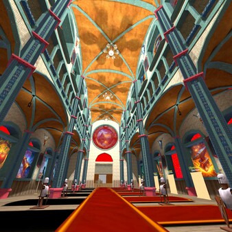 Screenshot of Mirrors Castle gameplay showing in-action mechanics