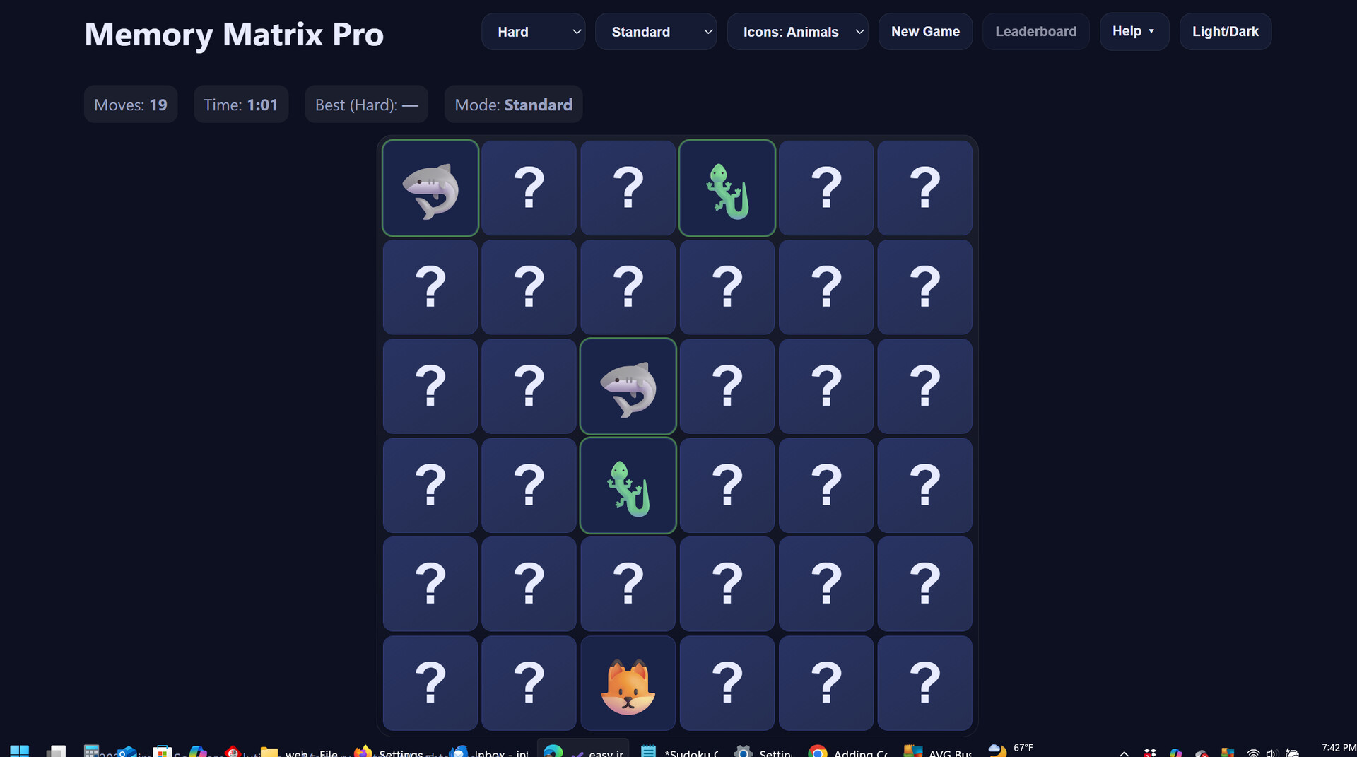 #2. Memory Matrix Pro (Steam) Podle: https://simple-software-solutions.com