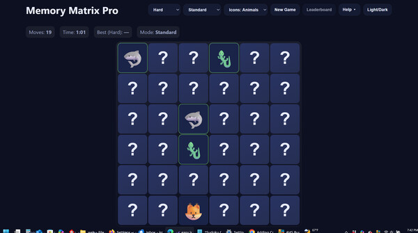 Memory Matrix Pro screenshot 2