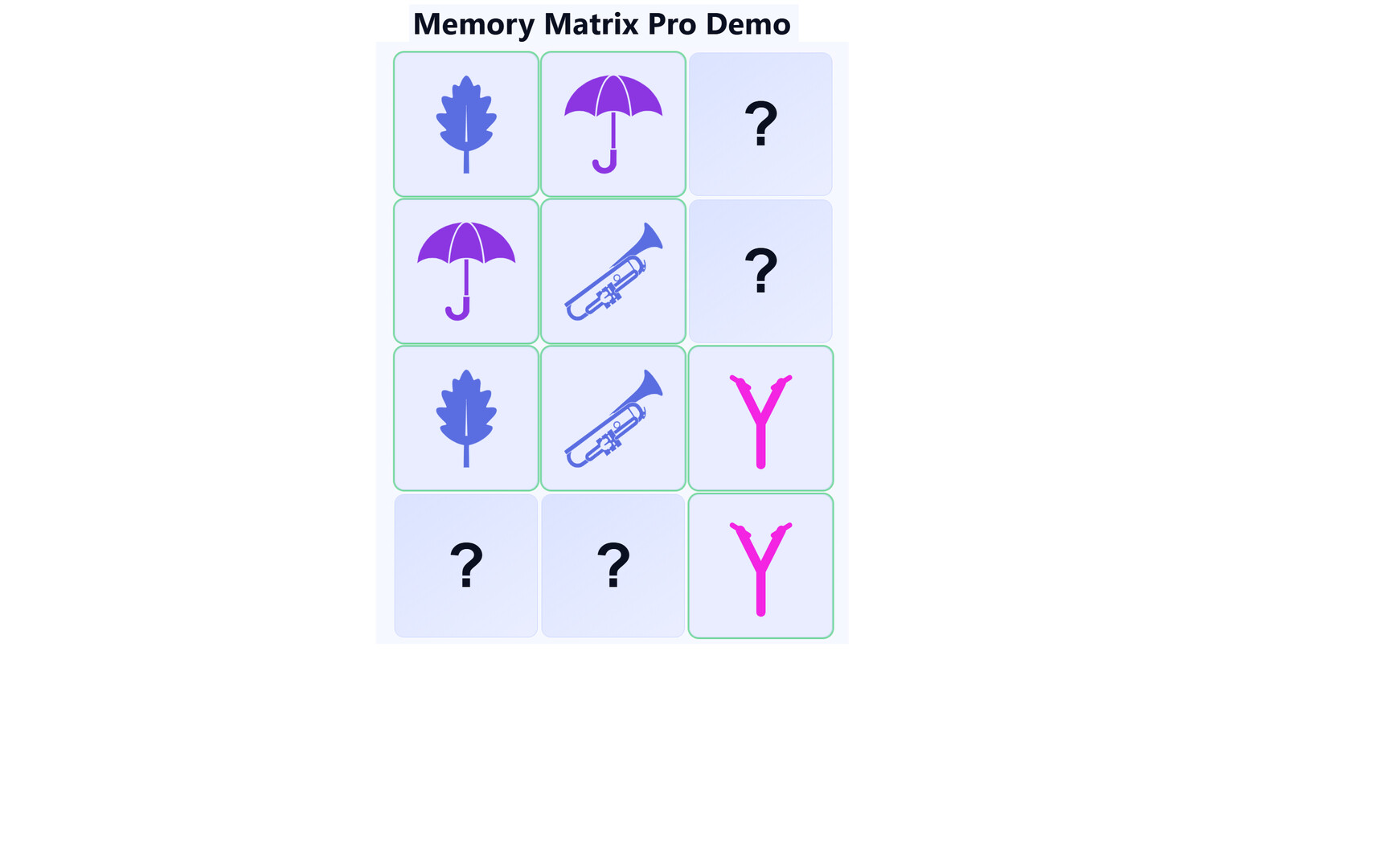 Memory Matrix Pro screenshot 8