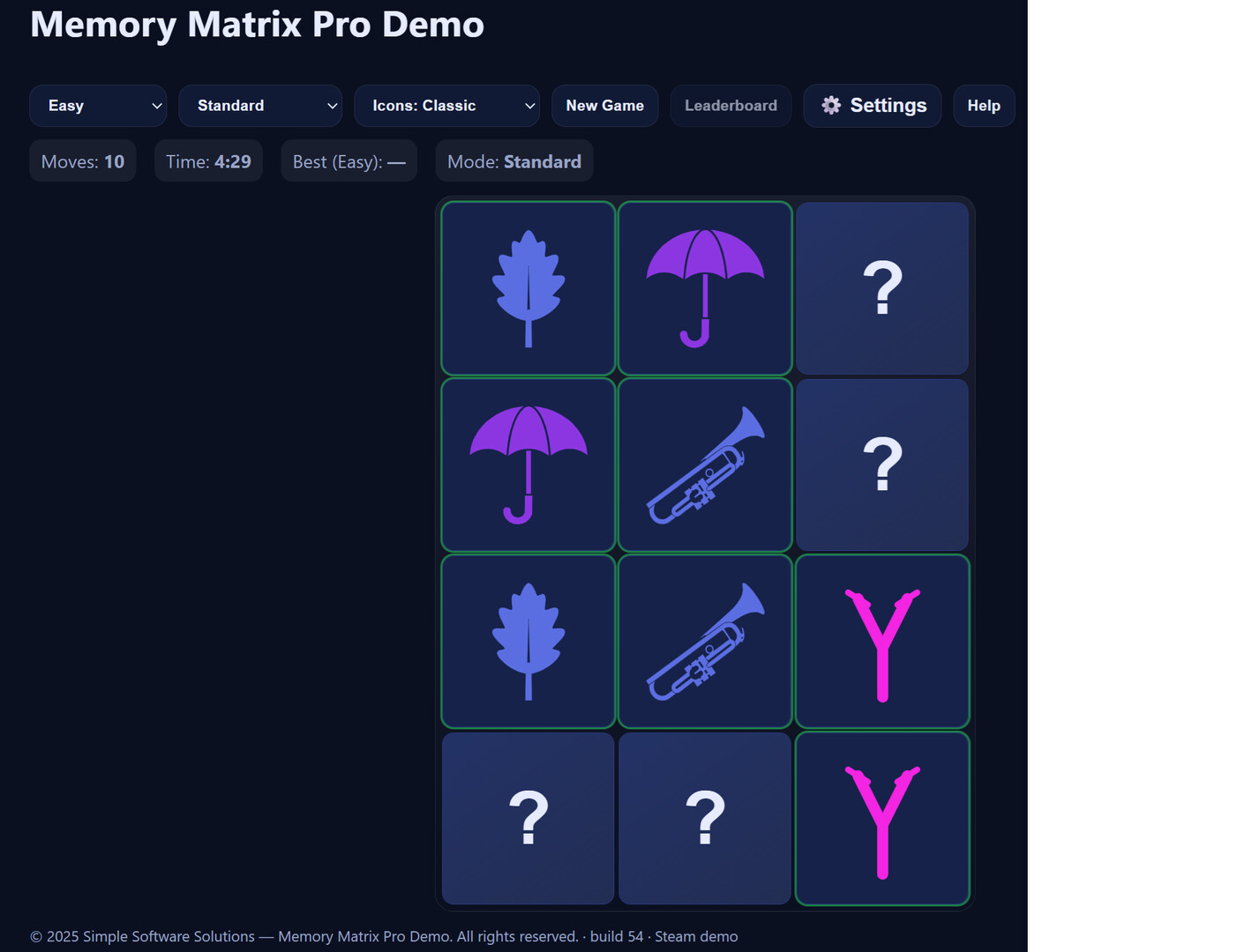 Memory Matrix Pro screenshot 9