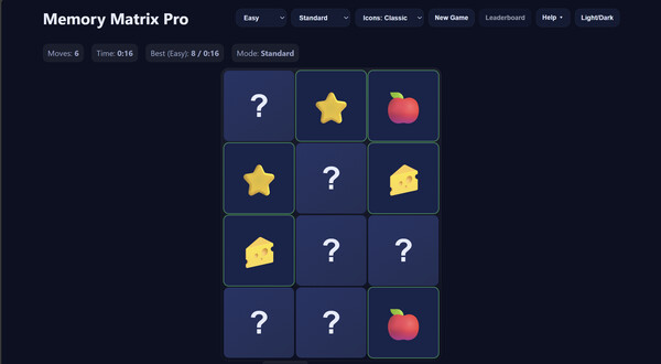 Memory Matrix Pro screenshot 4