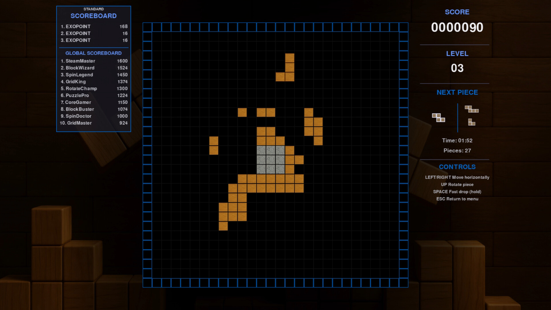 #3. SpinGrid: Core Block Puzzle (Steam) 由: Exopoint Initiative