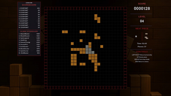Screenshot of SpinGrid: Core Block Puzzle