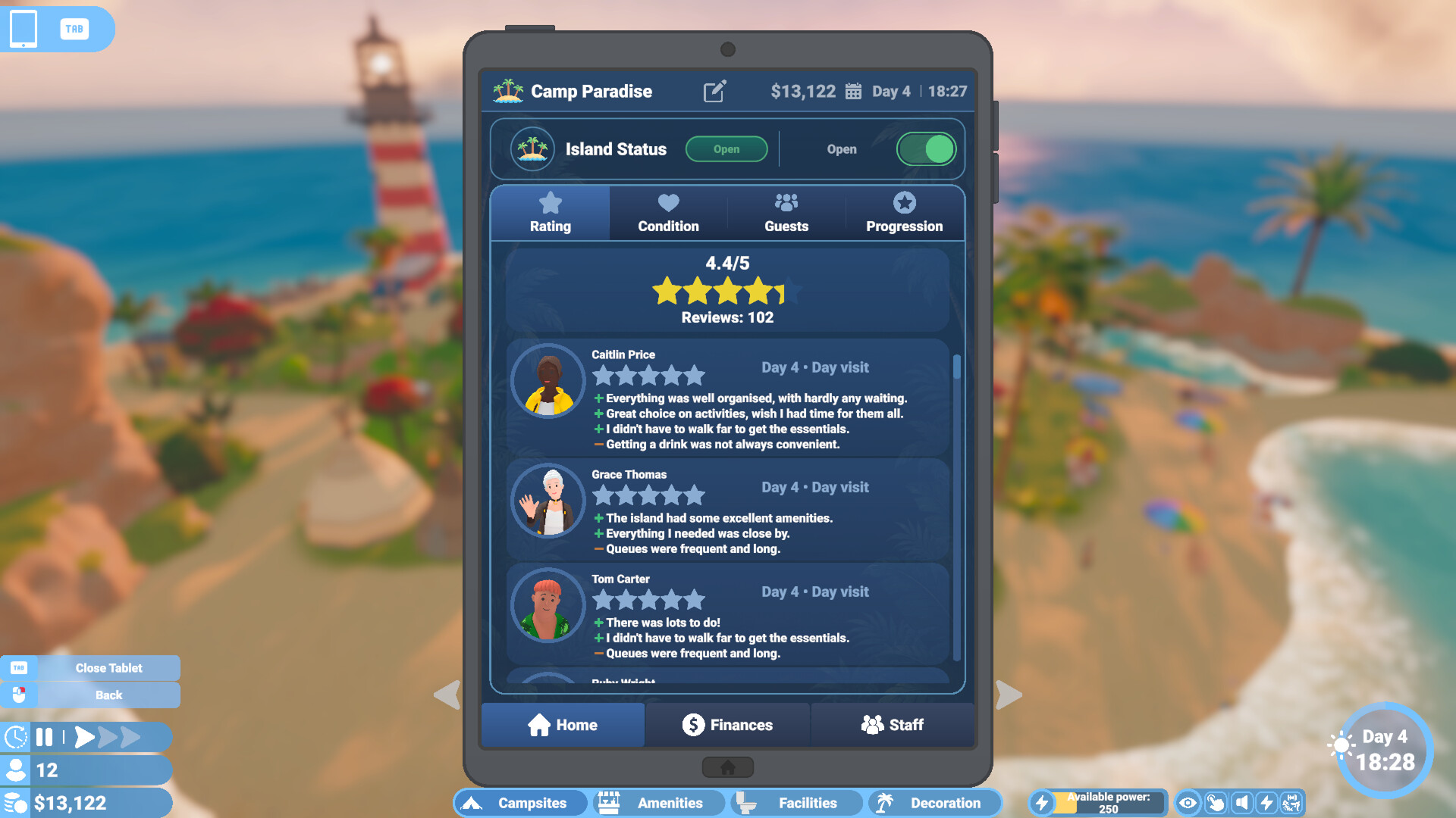 Camp Paradise: Island Resort Tycoon screenshot #14