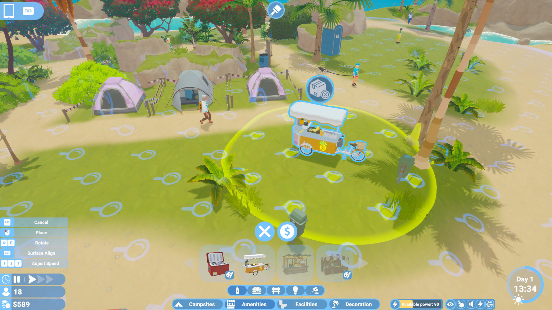 Camp Paradise: Island Resort Tycoon screenshot 3