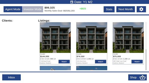 Screenshot of Housing Market