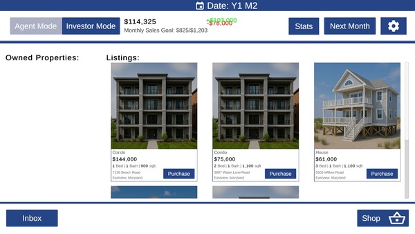 Screenshot of Housing Market