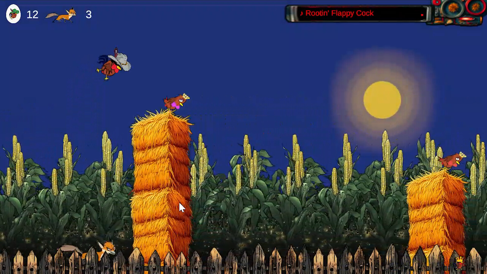 Flappy Coq - The 2D Rooster Simulator Game screenshot #1